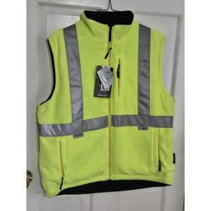Polartec Vest thermal soft shell NWT sz Large hi visibilty
